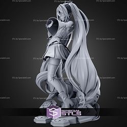 Hatsune Miku Singer Digital STL Files 3D Model