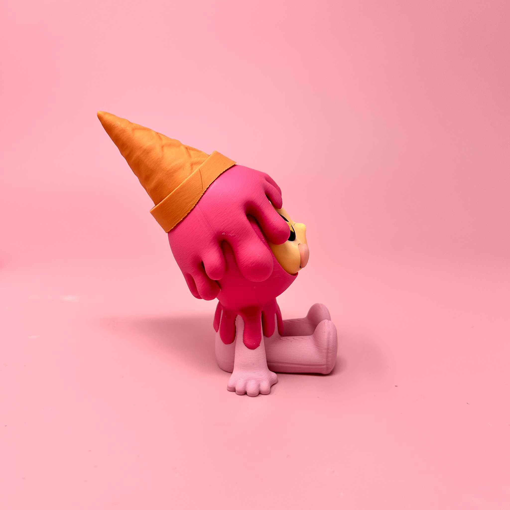 Melty Mood - Bittersweet Creatures - Cute Ice Cream Collectible Figure, Mystery Box, Blind Box 3D 3MF Model — view 5