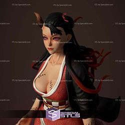 Nezuko in Flame 3D Printer Files STL Model