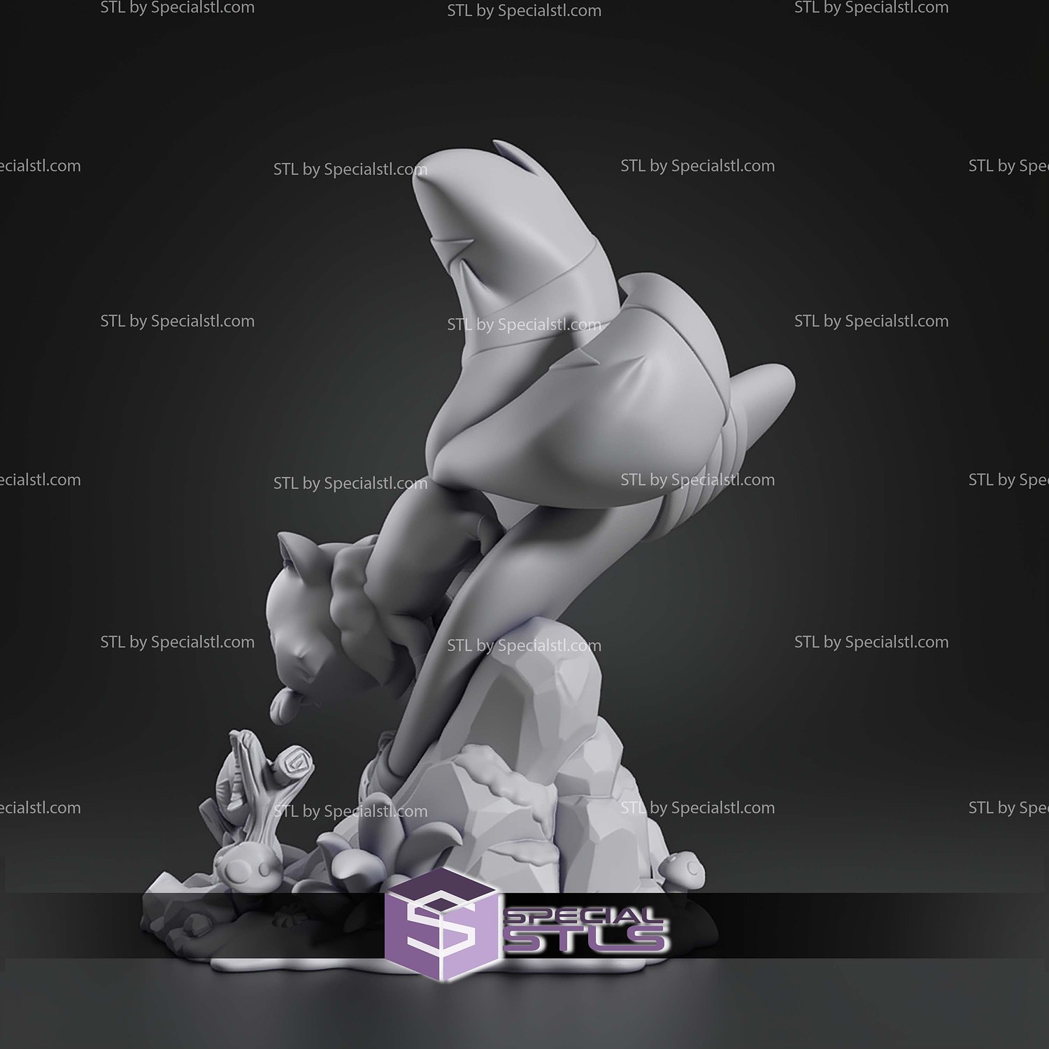 Chibi Kirara Inuyasha 107mm STL Files 3D Model — view 5