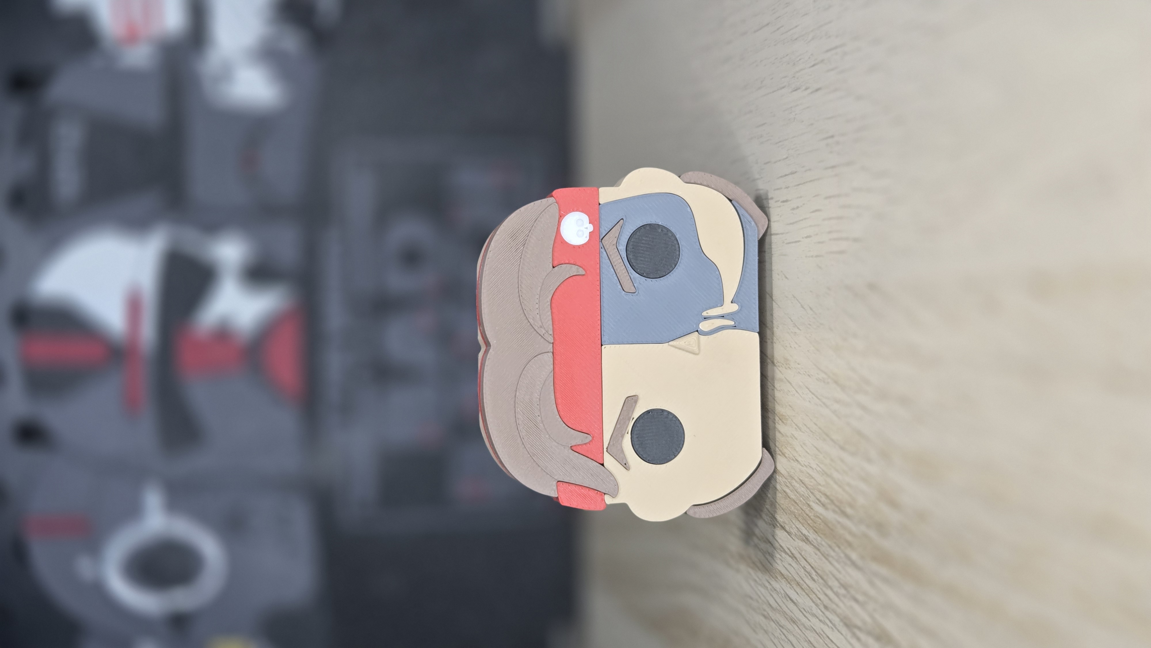 Blokkheadz Hunter - Magnet, Ornament and Regular Collectible 3D STL Model