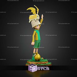 TK and Patamon V2 STL Files 3D Model