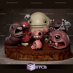 The Binding of Isaac 3D Printer Files STL Model — view 1
