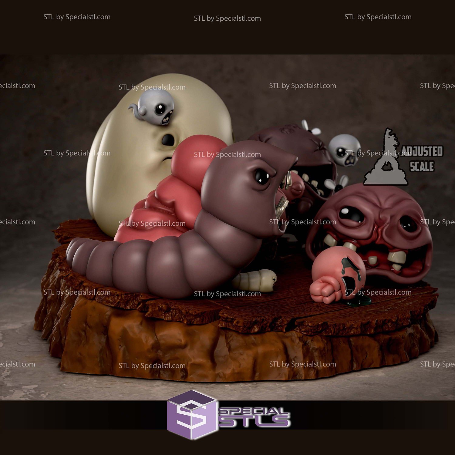 The Binding of Isaac 3D Printer Files STL Model — view 2