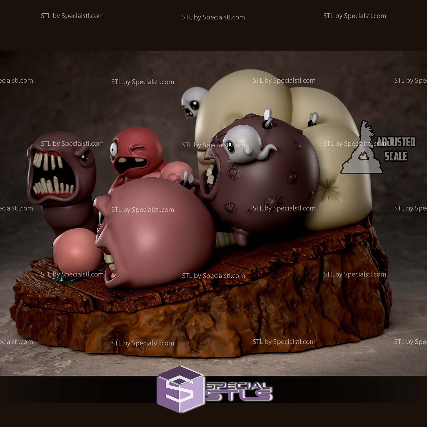 The Binding of Isaac 3D Printer Files STL Model — view 4