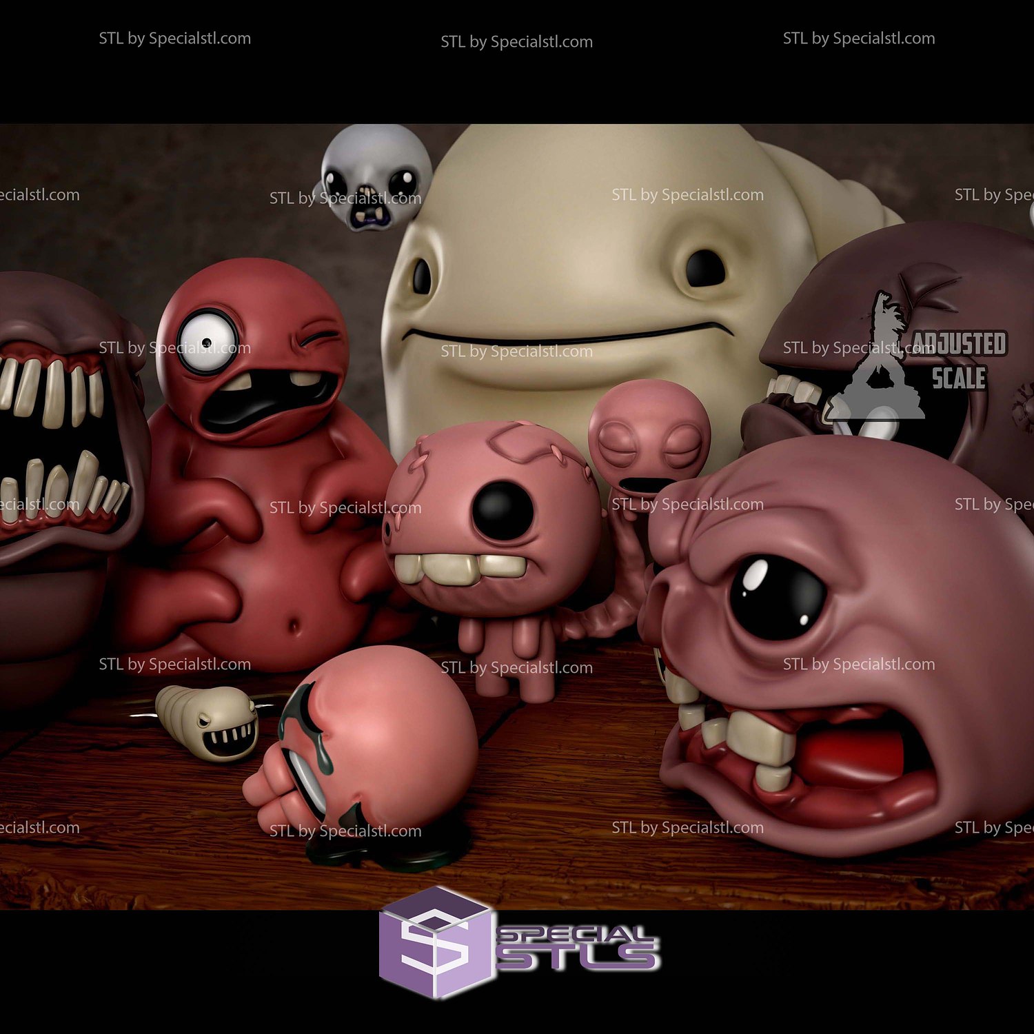 The Binding of Isaac 3D Printer Files STL Model — view 5