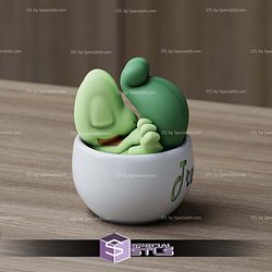 Super Basic Pokemon STL Treecko Chill Cup 3D Model