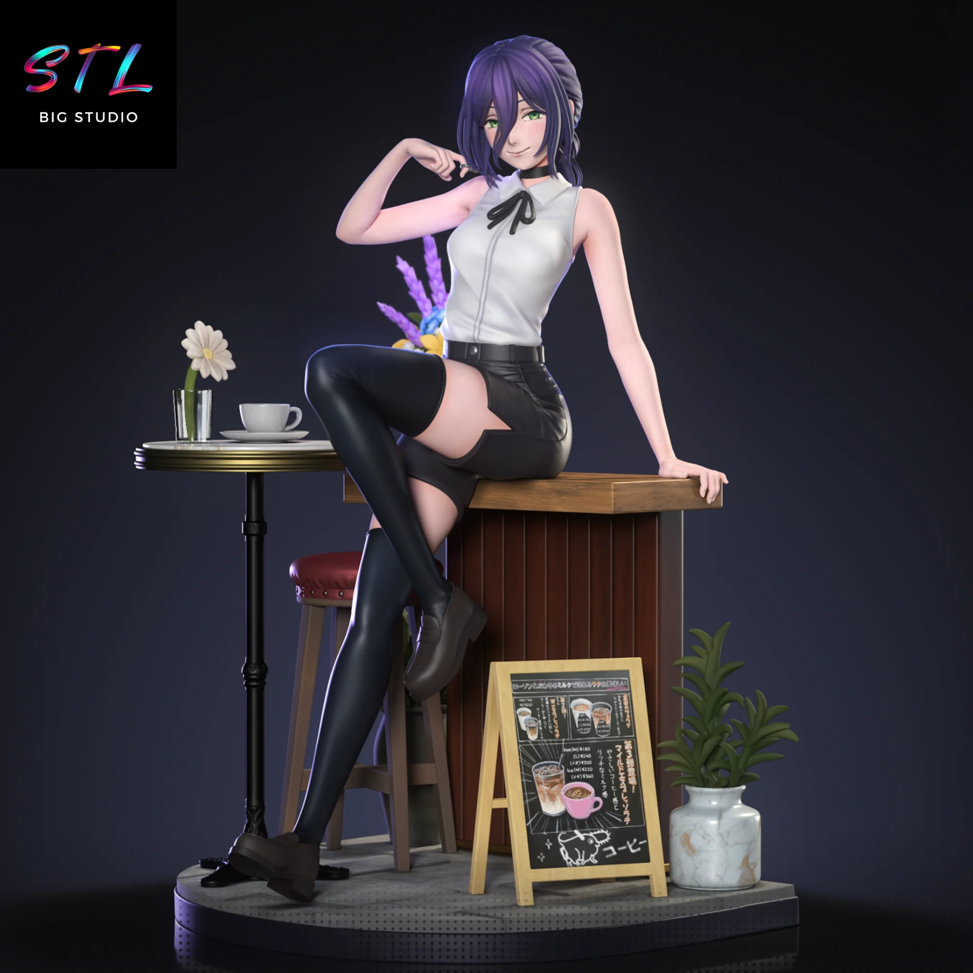Reze STL | Chainsaw Man | 3D Print Model Model