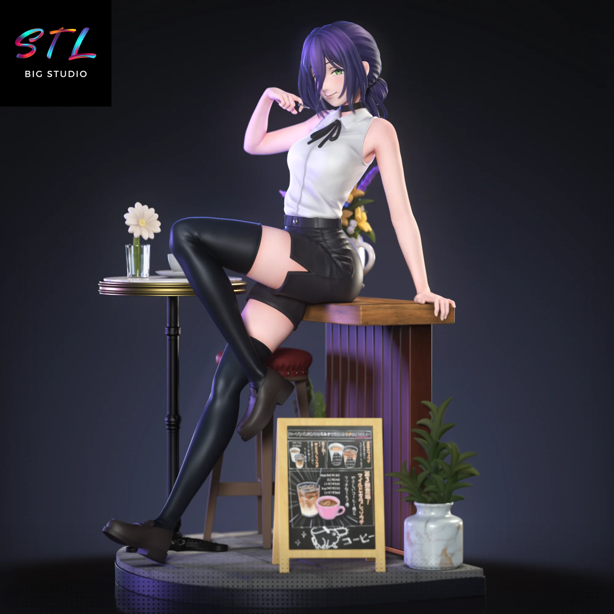 Reze STL | Chainsaw Man | 3D Print Model Model — view 2