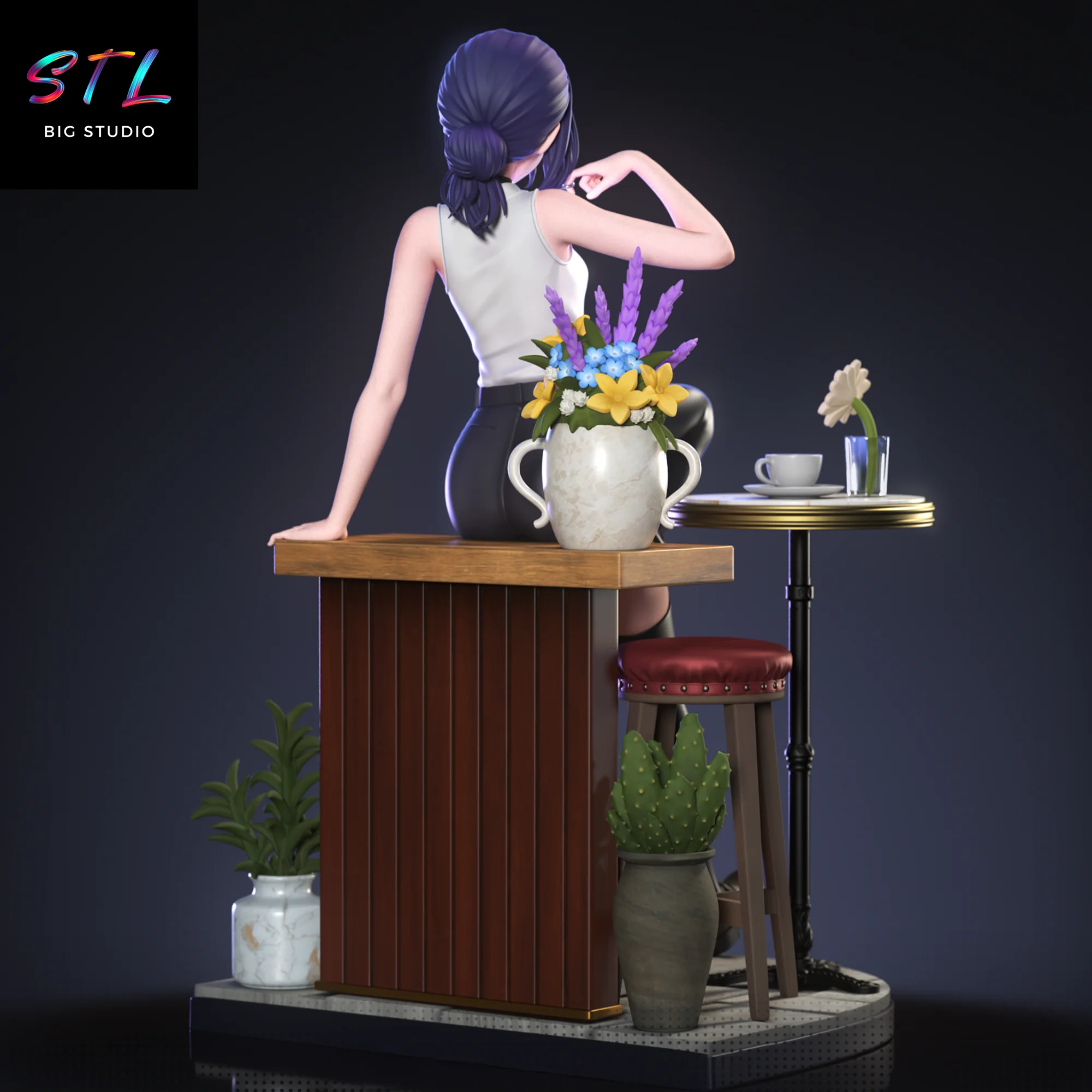 Reze STL | Chainsaw Man | 3D Print Model Model — view 4
