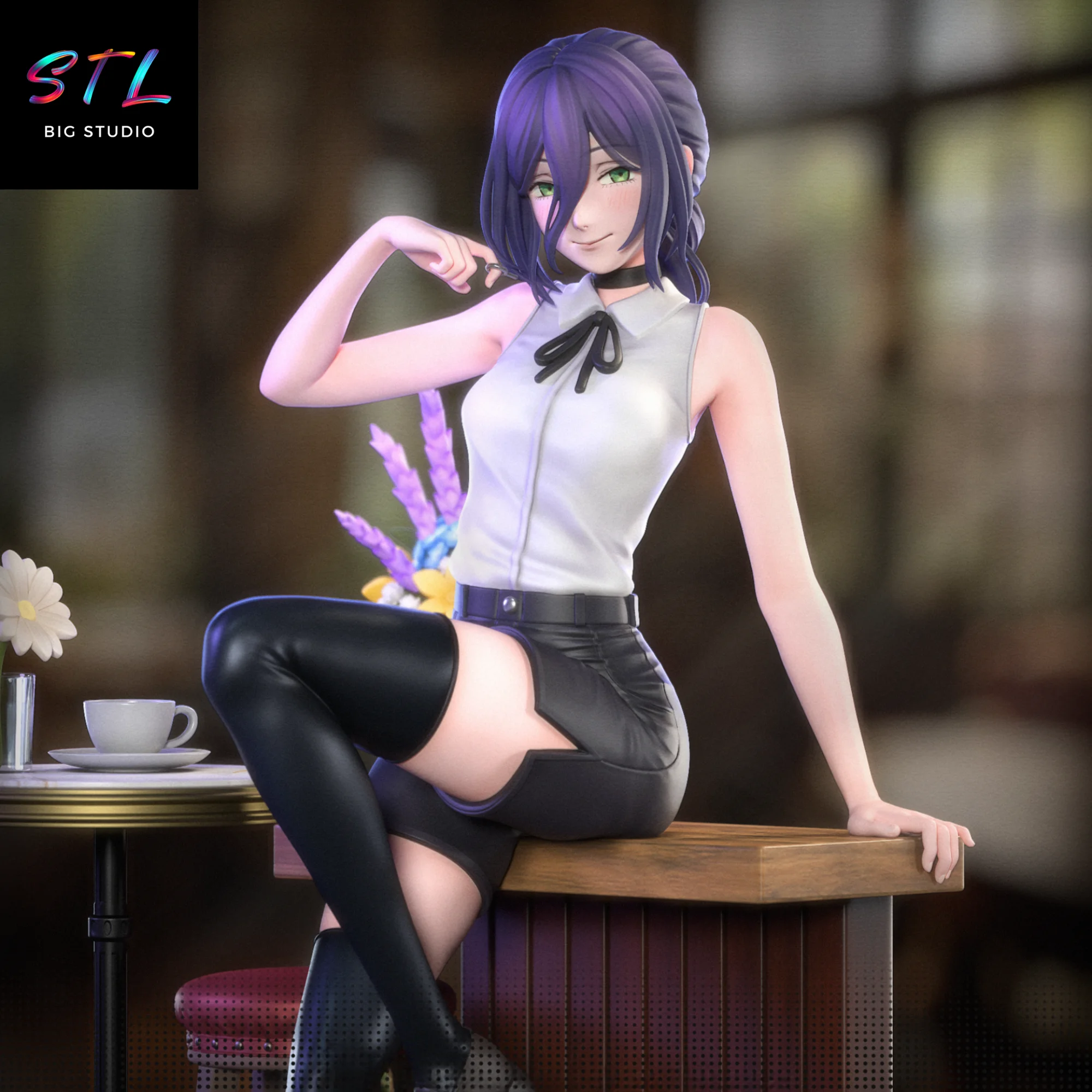 Reze STL | Chainsaw Man | 3D Print Model Model — view 5