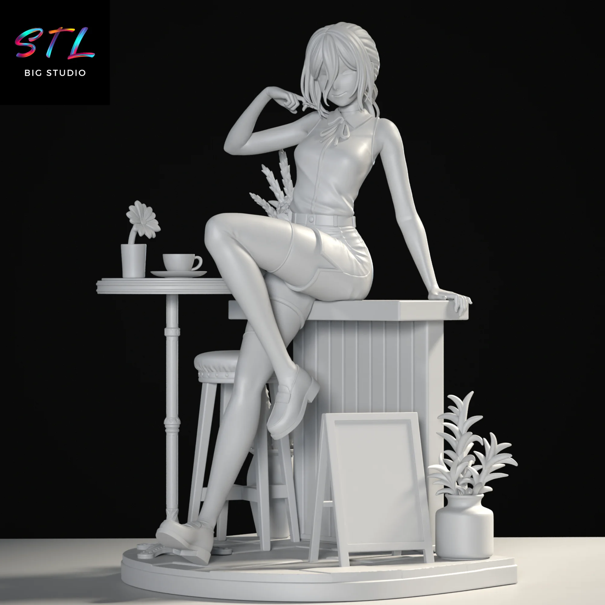Reze STL | Chainsaw Man | 3D Print Model Model — view 6