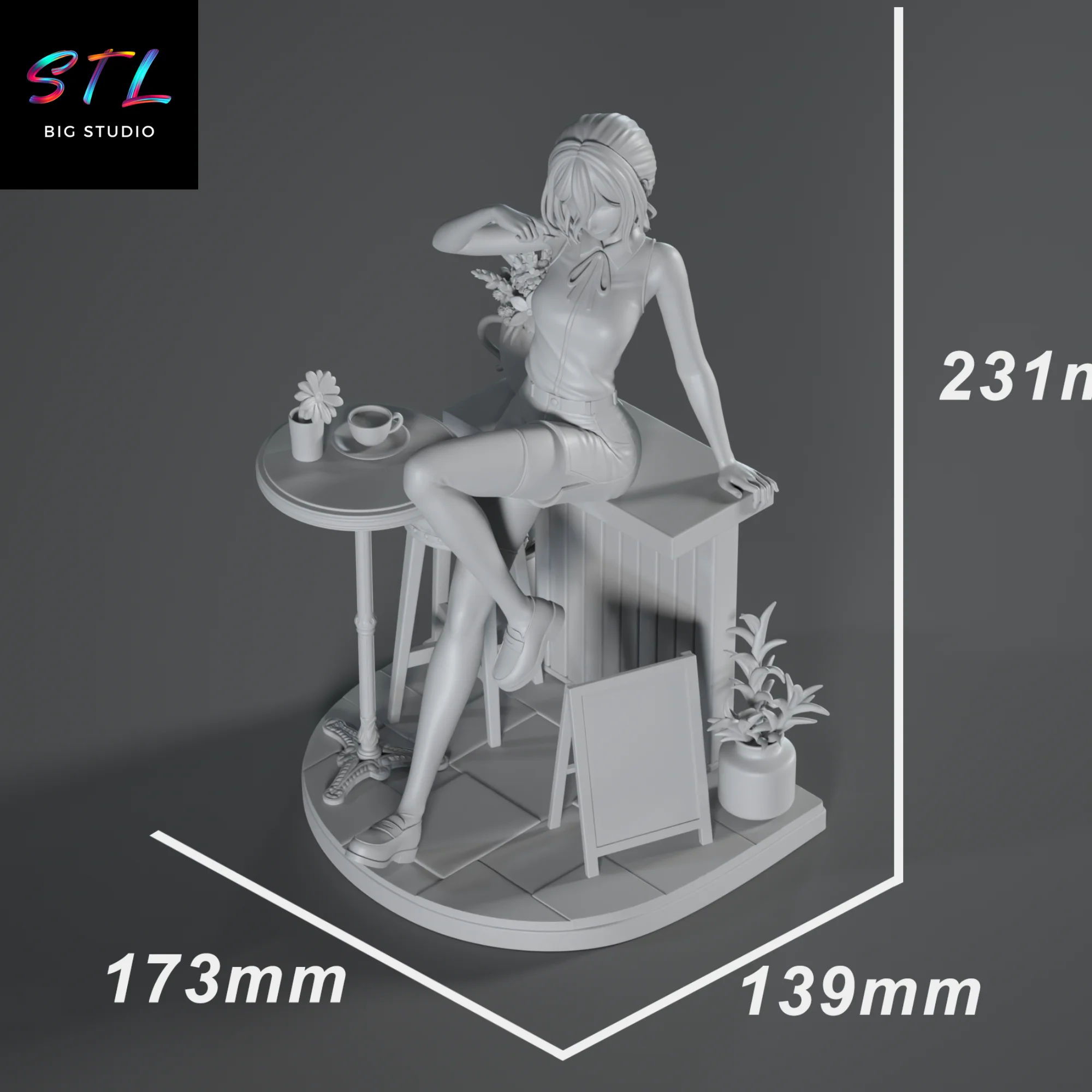 Reze STL | Chainsaw Man | 3D Print Model Model — view 7
