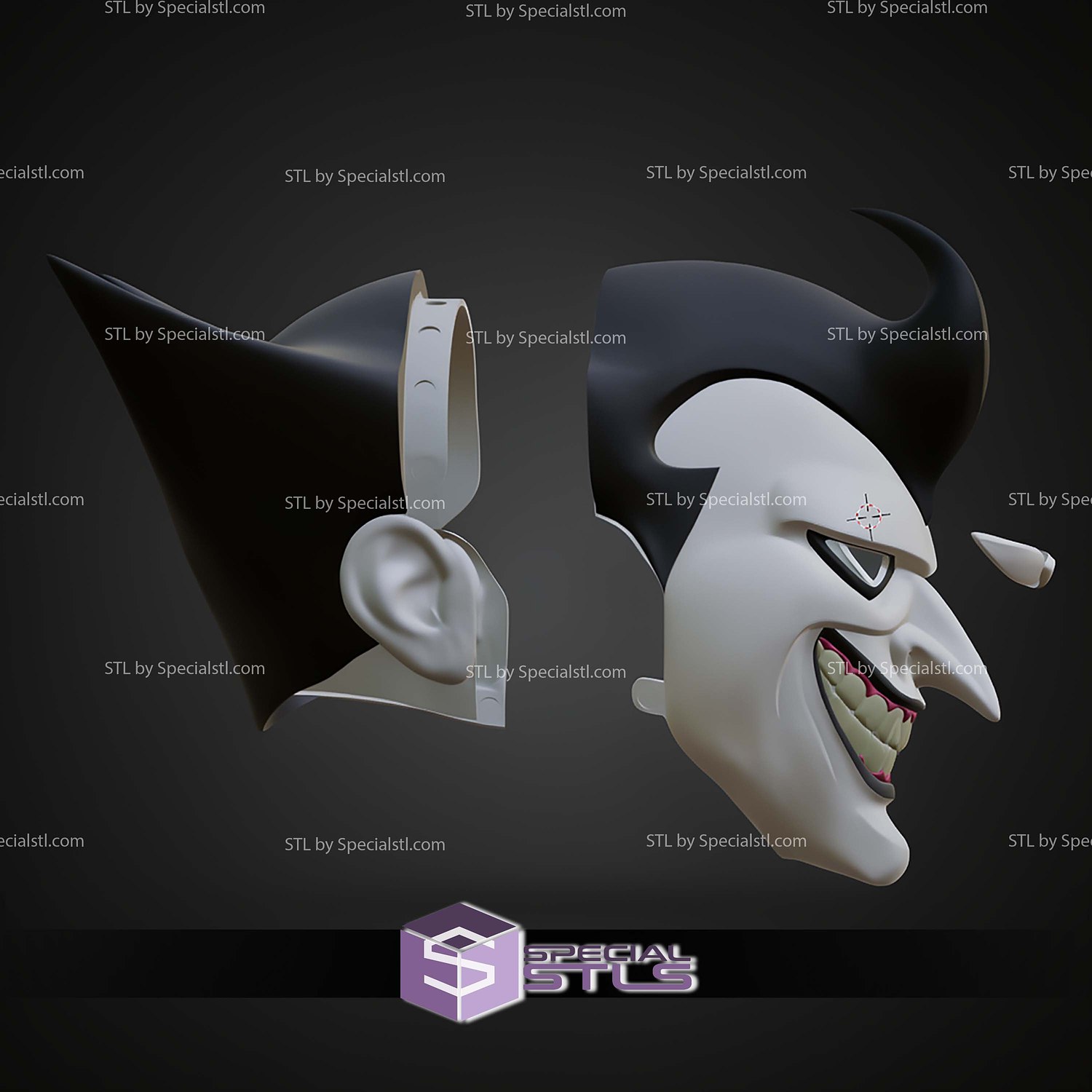 Cosplay STL Files Joker 3D Model — view 3