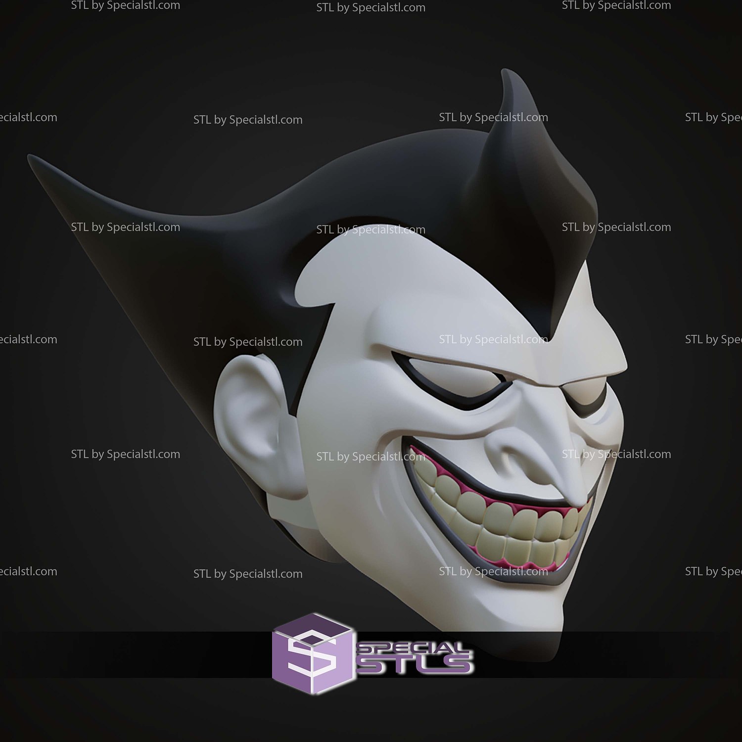 Cosplay STL Files Joker 3D Model — view 4