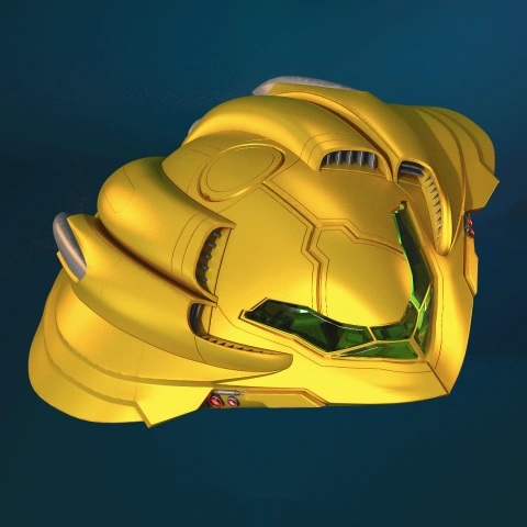 Samus\u0027s Gunship 3D Printing Model | Assembly STL Model