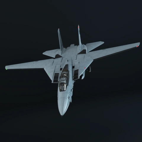 F-14 Tomcat 3D Printing Model | Assembly + Active STL Model