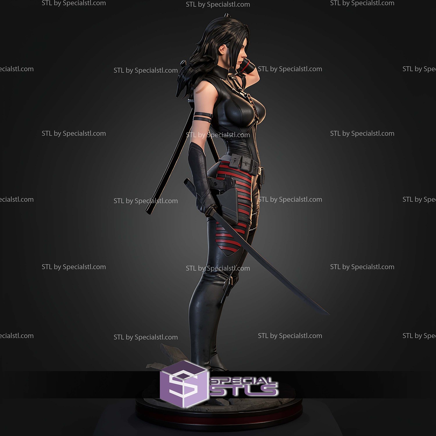 Dawn Moreno Snake Eyes STL Files 3D Model — view 2