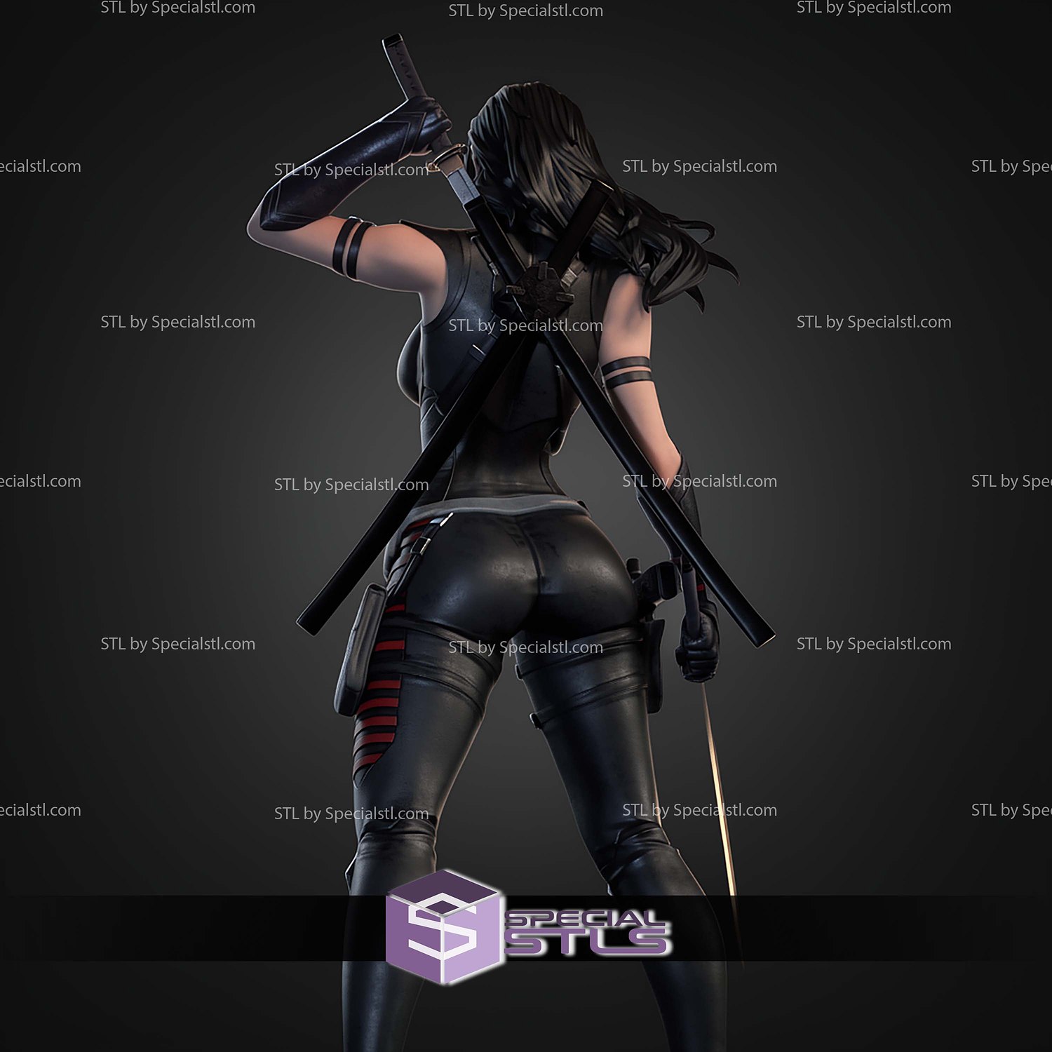 Dawn Moreno Snake Eyes STL Files 3D Model — view 3