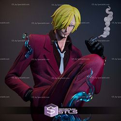 Sanji Vinsmoke New Version Sculptures 3D Printing STL Model
