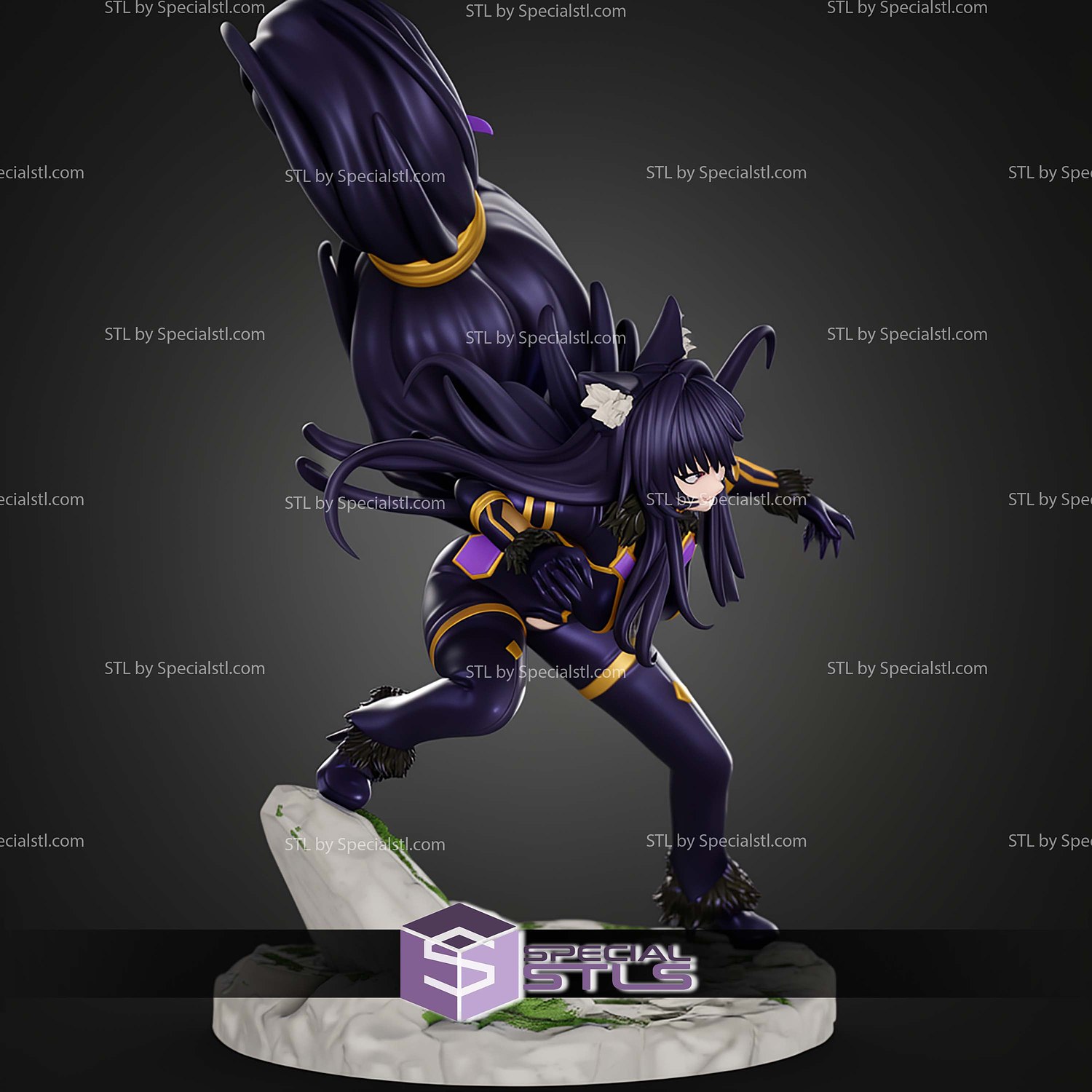 Delta Eminence In Shadow KageJitsu 240mm STL Files 3D Model — view 3