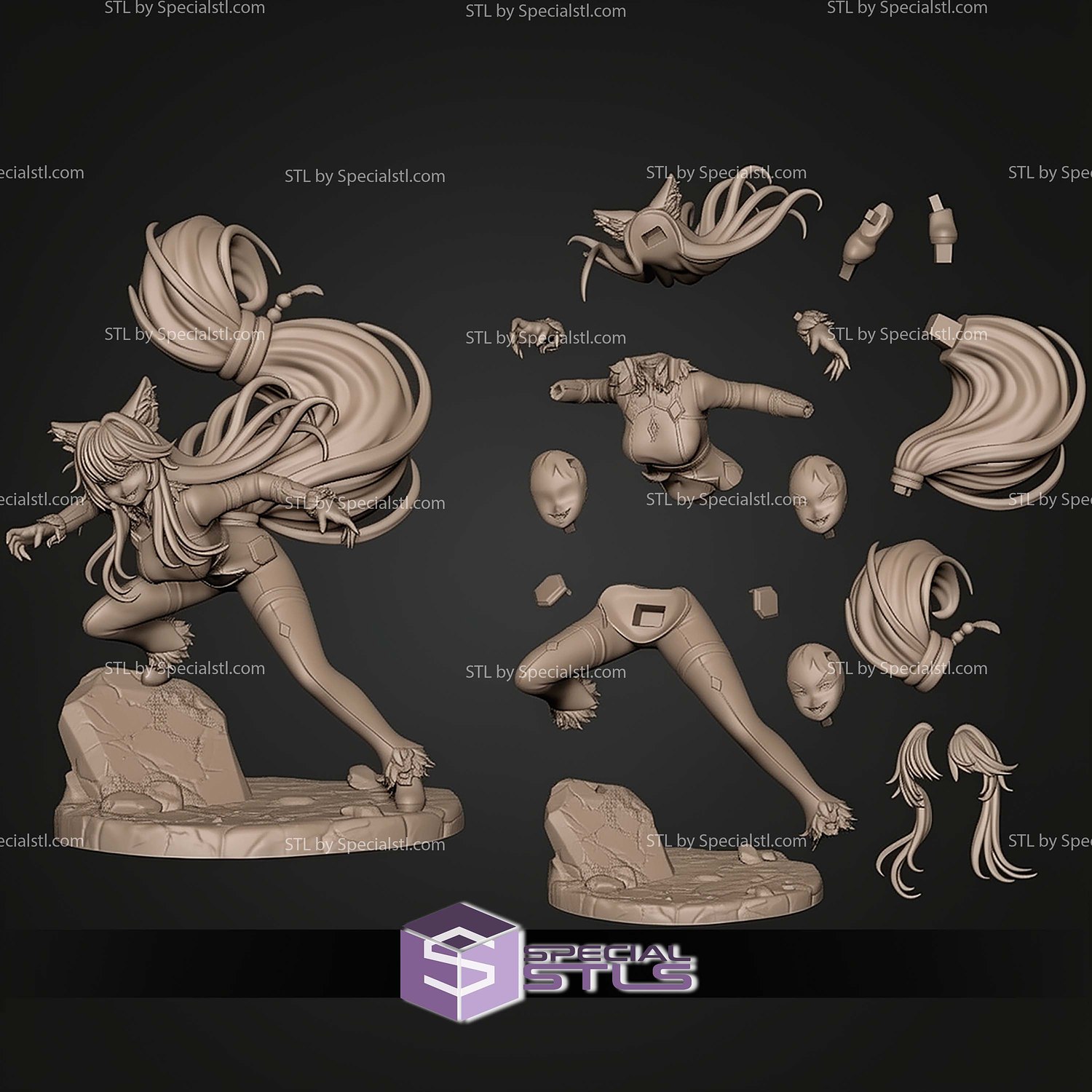 Delta Eminence In Shadow KageJitsu 240mm STL Files 3D Model — view 5