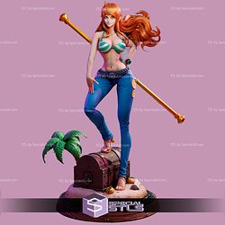 Nami Treasure Island 3D Print Files STL Model