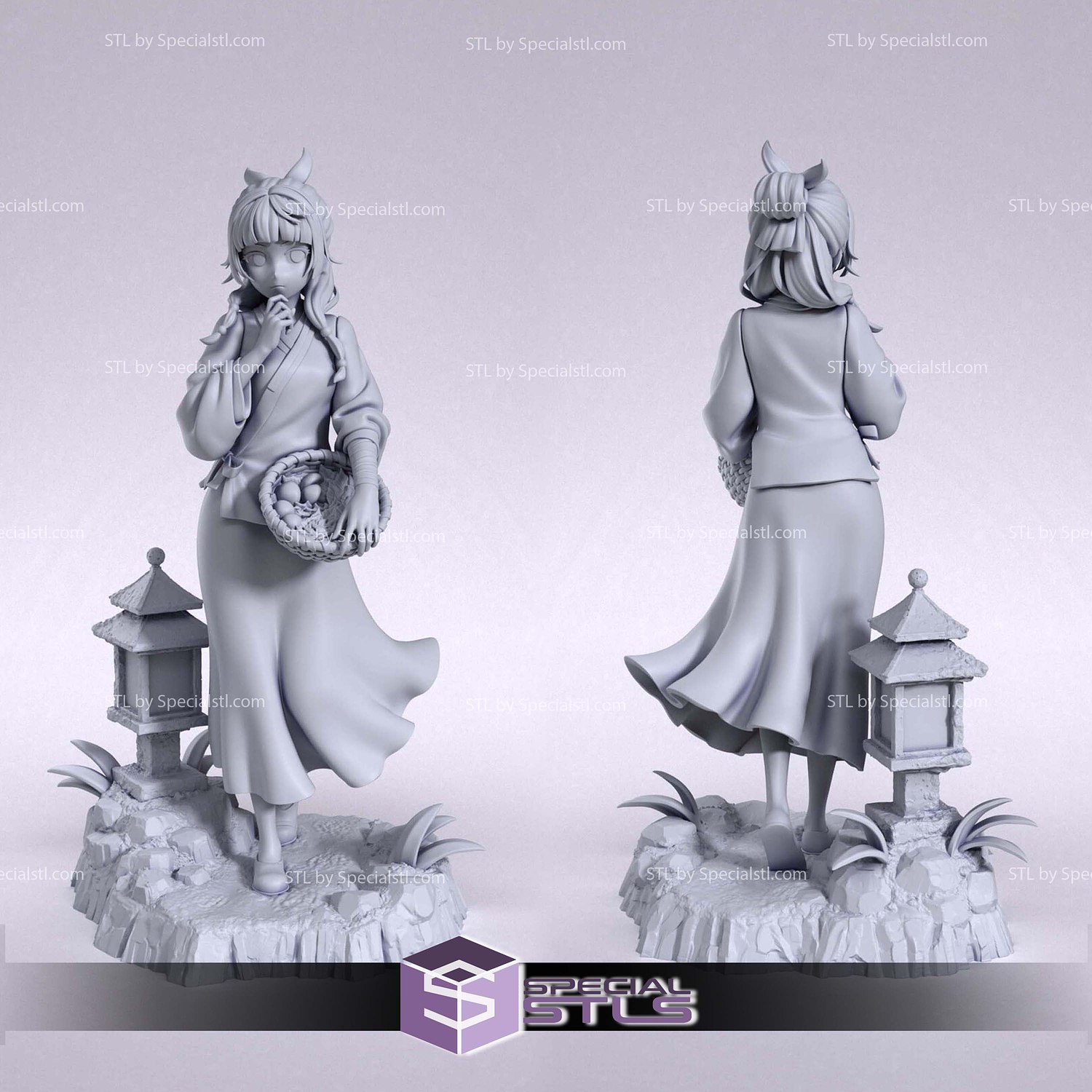 Maomao The Apothecary Diaries V5 Sculptures 3D Printing STL Model — view 3