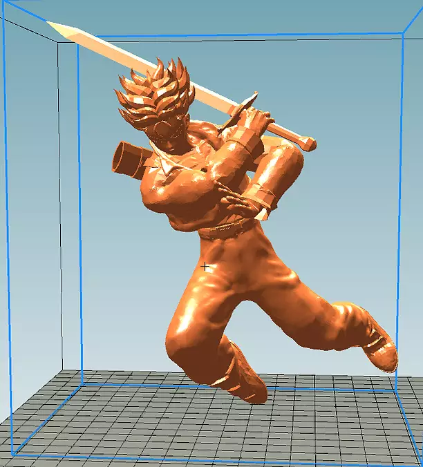 DRAGON BALL CHARACTER FUTURE TRUNK 3D STL Model