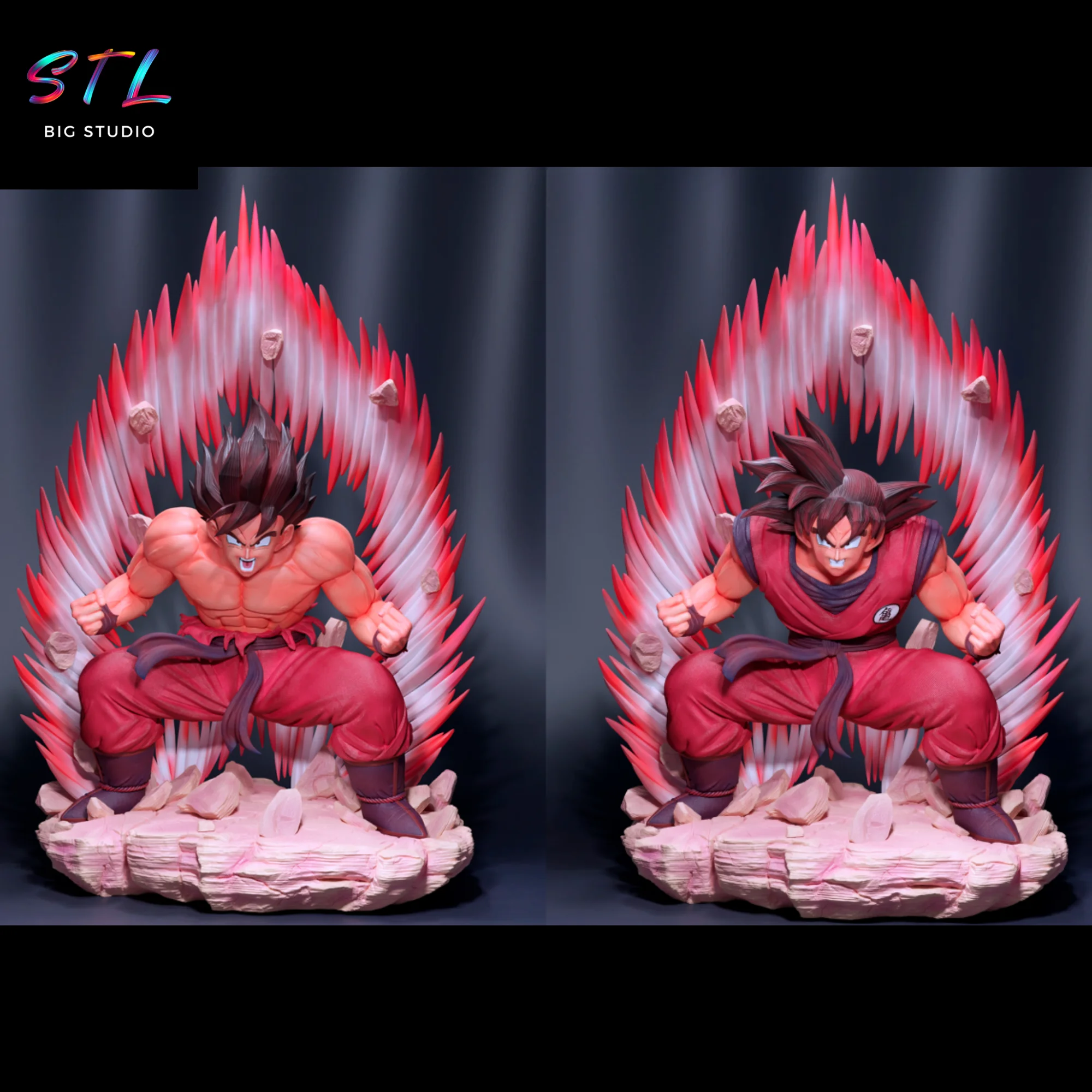 Son Goku Kaioken STL | 3D Printable Figure | Dragon Ball Z Model