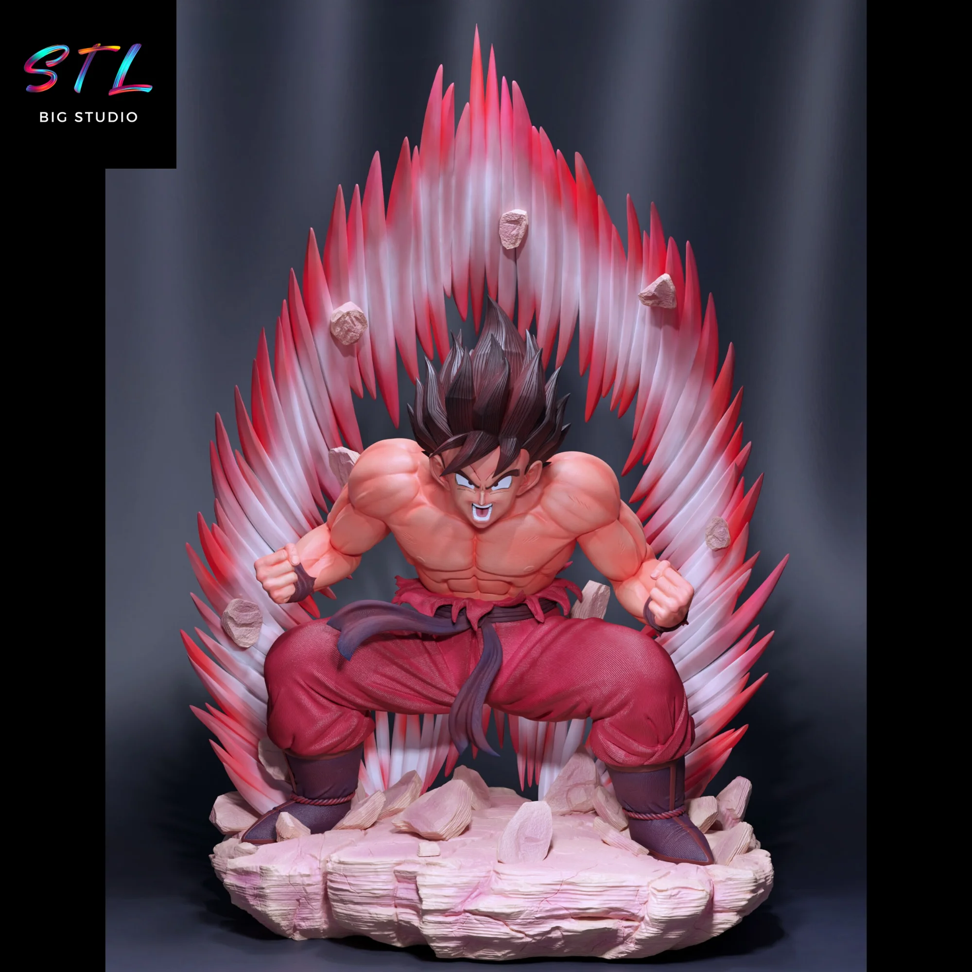 Son Goku Kaioken STL | 3D Printable Figure | Dragon Ball Z Model — view 2
