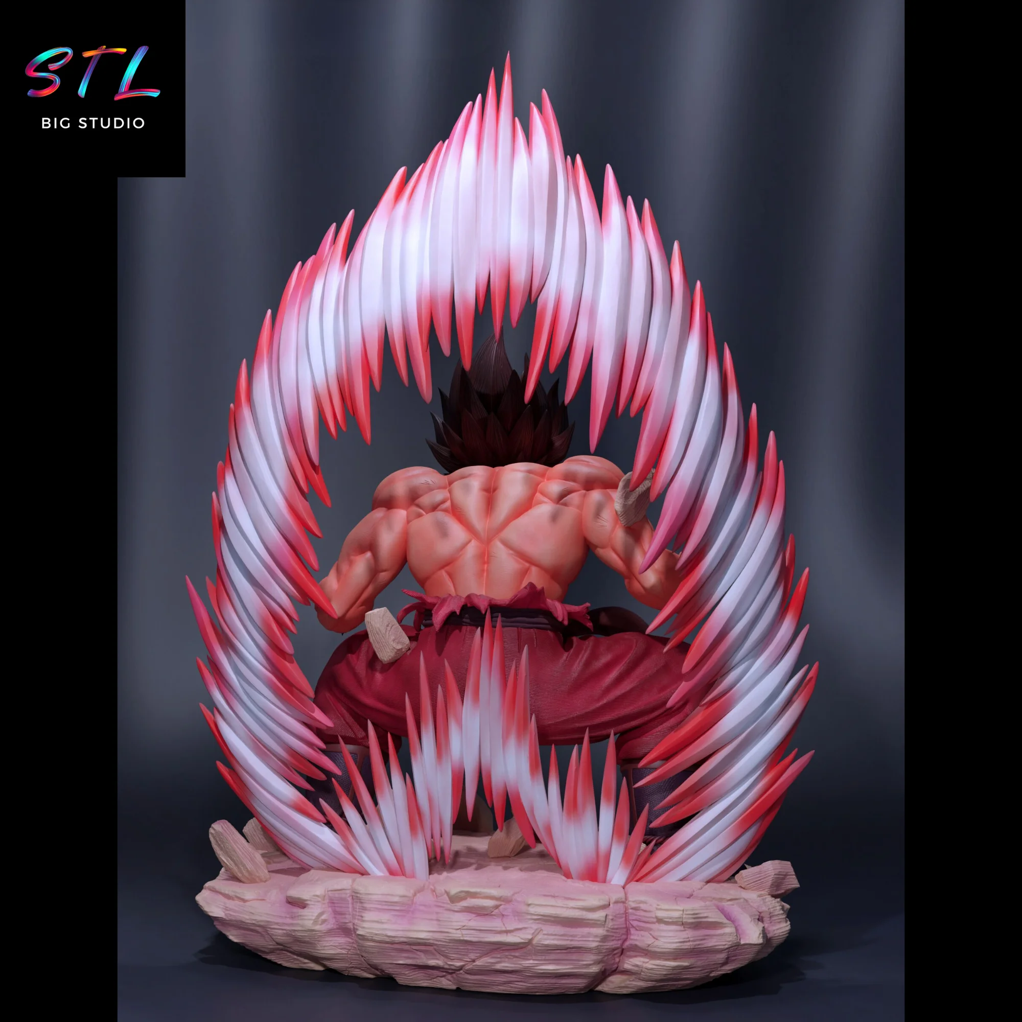 Son Goku Kaioken STL | 3D Printable Figure | Dragon Ball Z Model — view 4