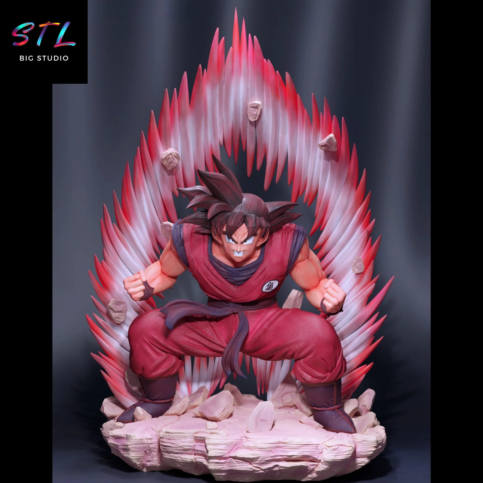 Son Goku Kaioken STL | 3D Printable Figure | Dragon Ball Z Model — view 6