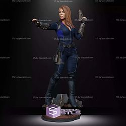 Daisy Johnson Marvel Hero STL Files 3D Model