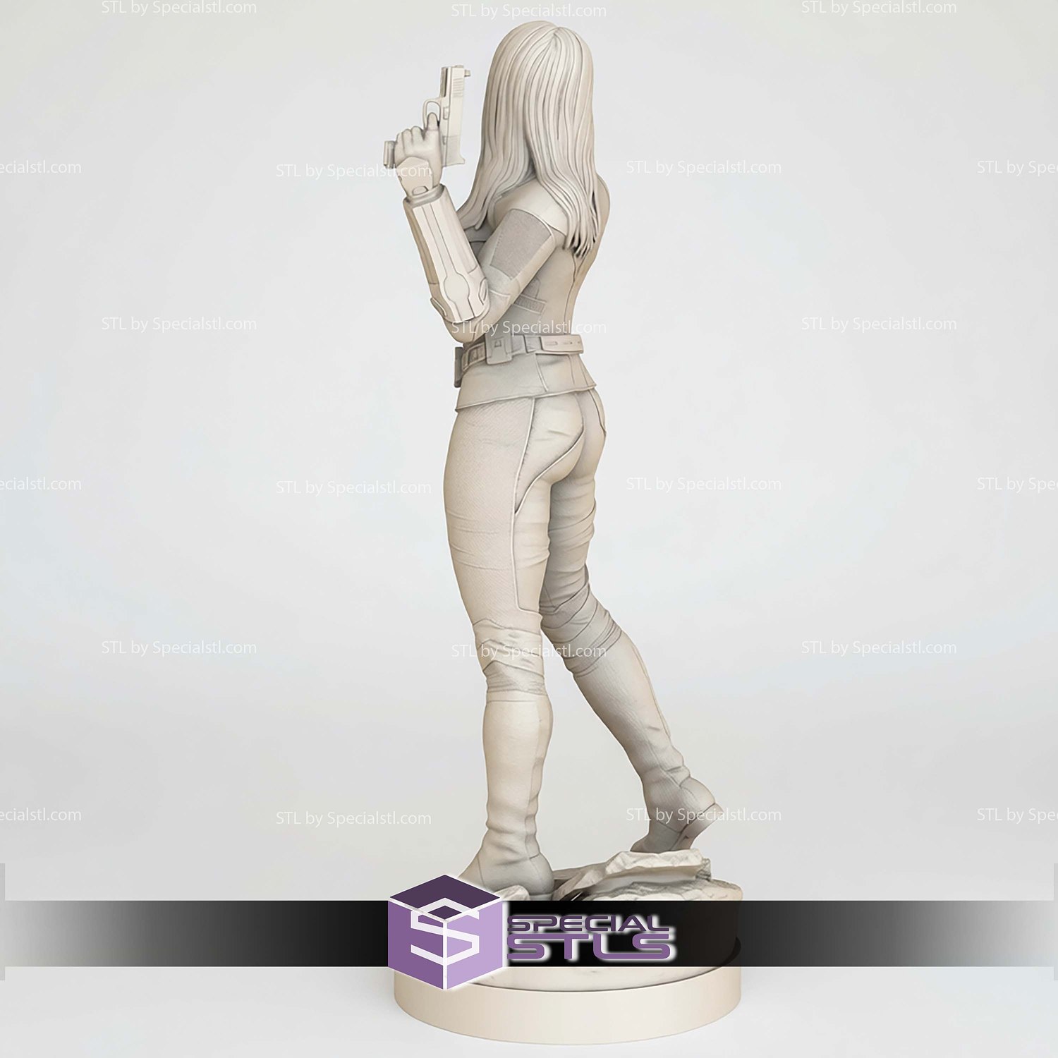 Daisy Johnson Marvel Hero STL Files 3D Model — view 2