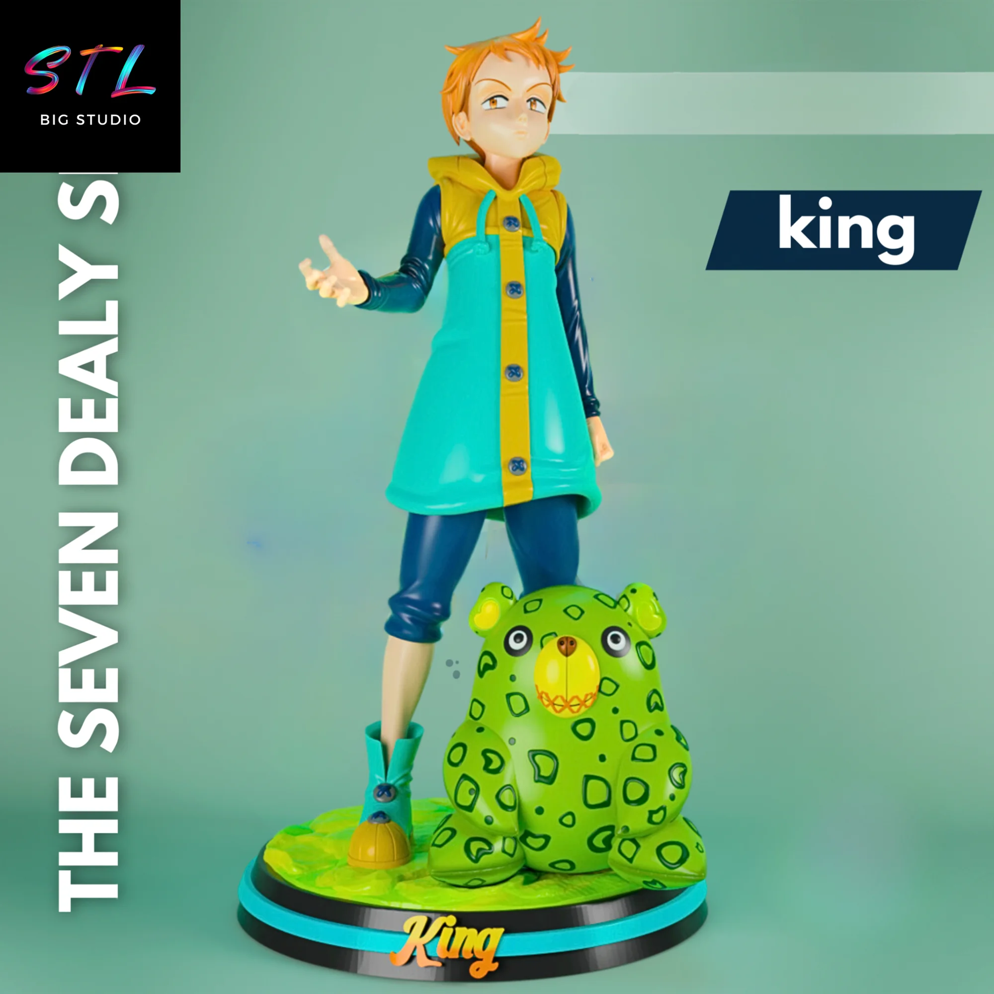 King STL | The Seven Deadly Sins | 3D Model to Print Model