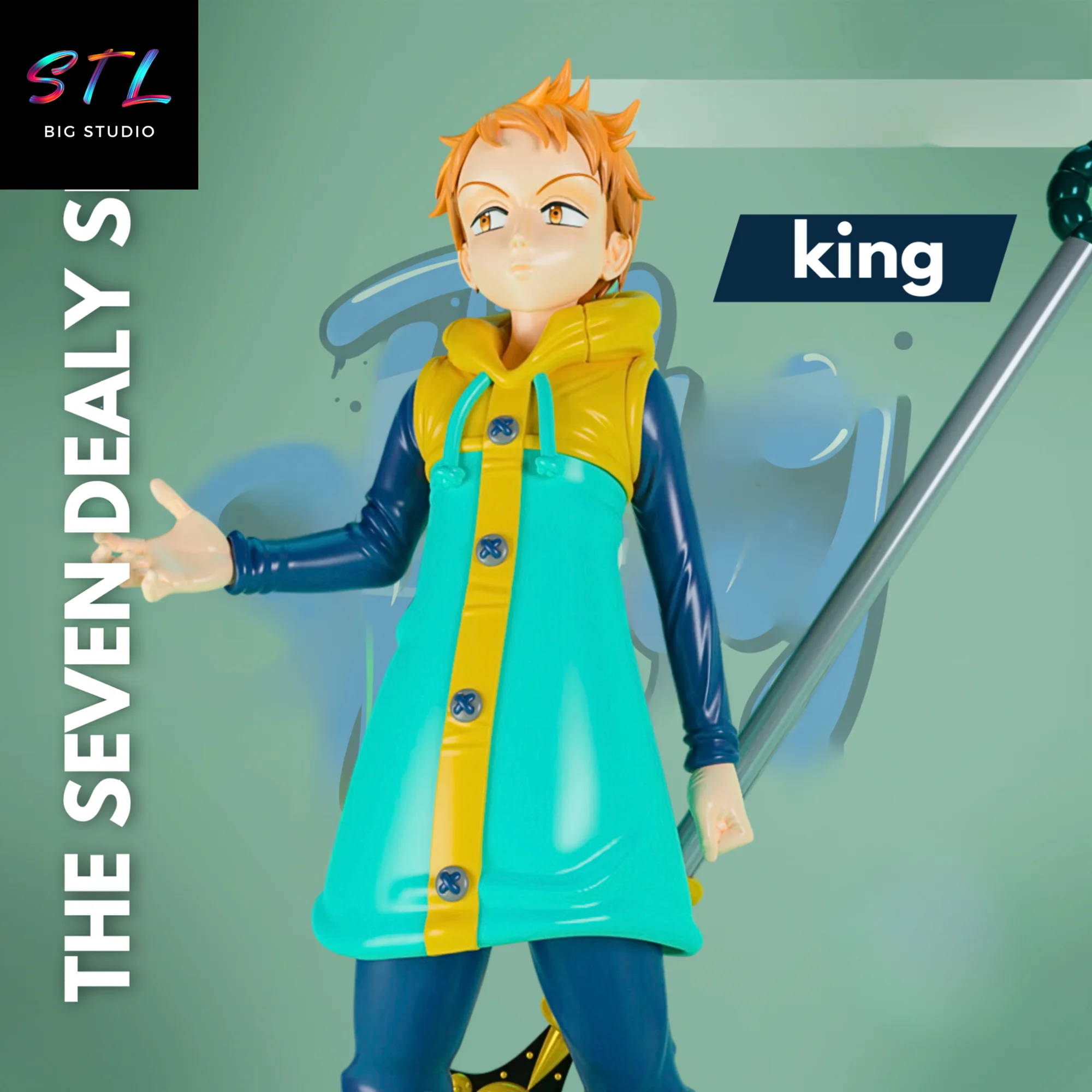 King STL | The Seven Deadly Sins | 3D Model to Print Model — view 3