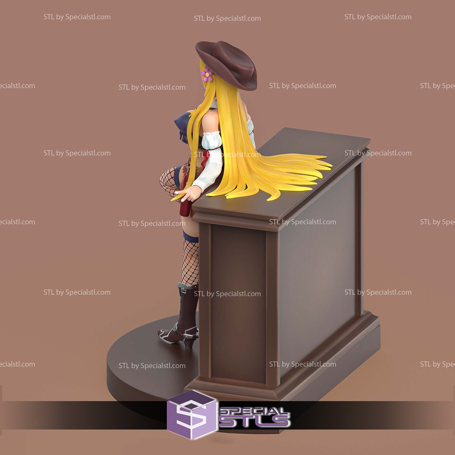 Shizuka Marikawa High School of The Dead 3D Printer Files STL Model — view 4