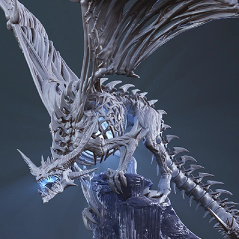 Frost Wyrm 3D Printing Model | Assembly STL Model