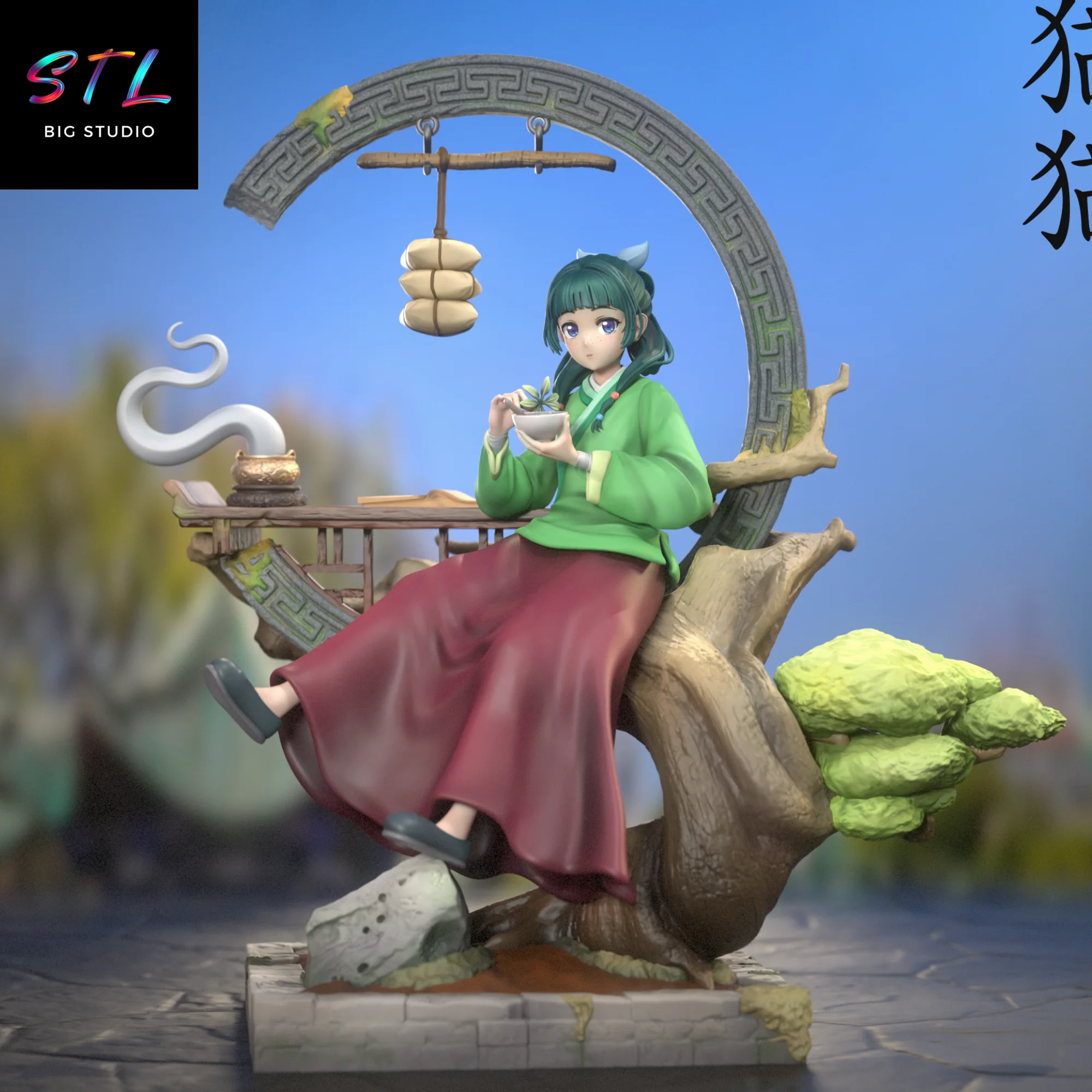 Maomao STL The Apothecary Diaries | 3D Printable Figure Model