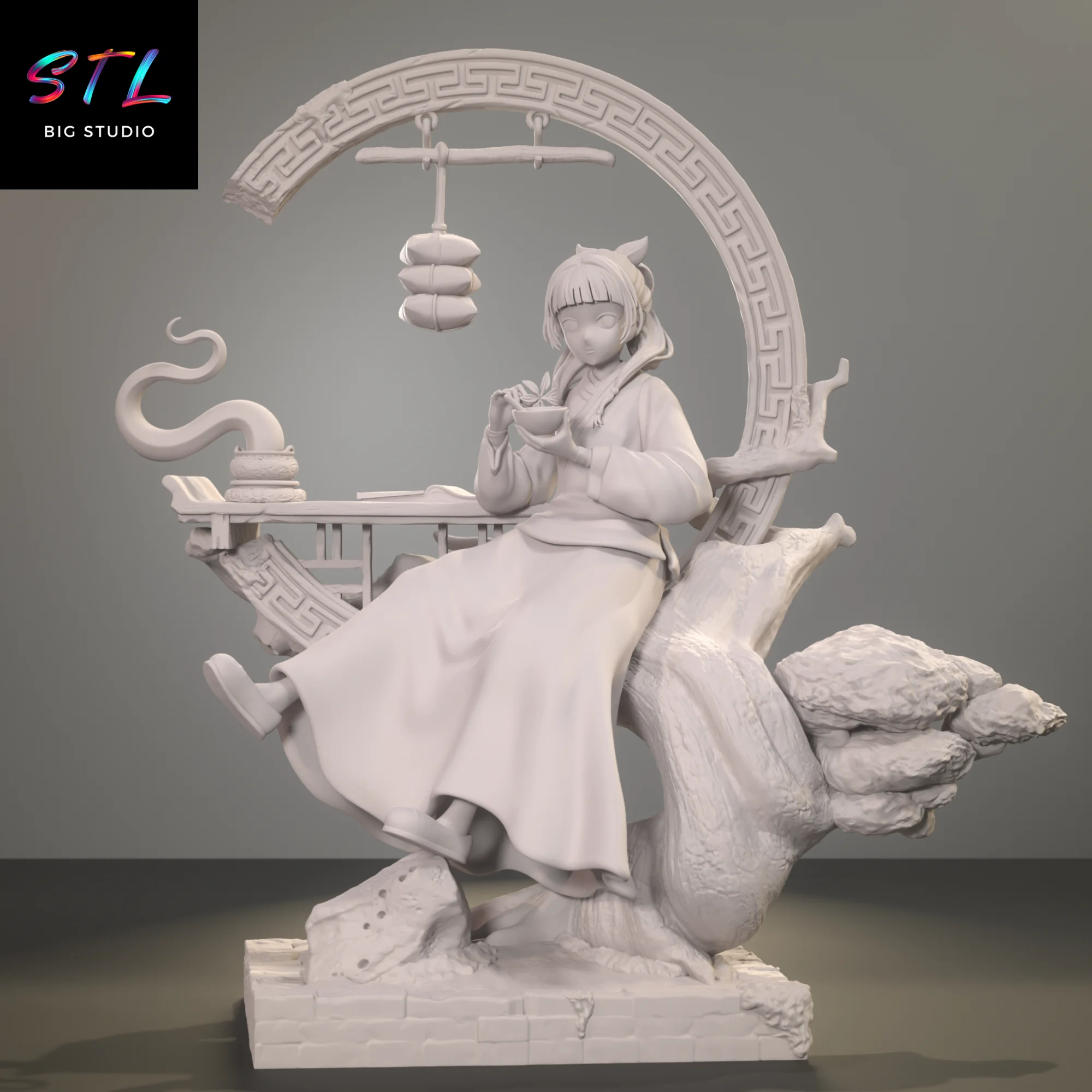 Maomao STL The Apothecary Diaries | 3D Printable Figure Model — view 5