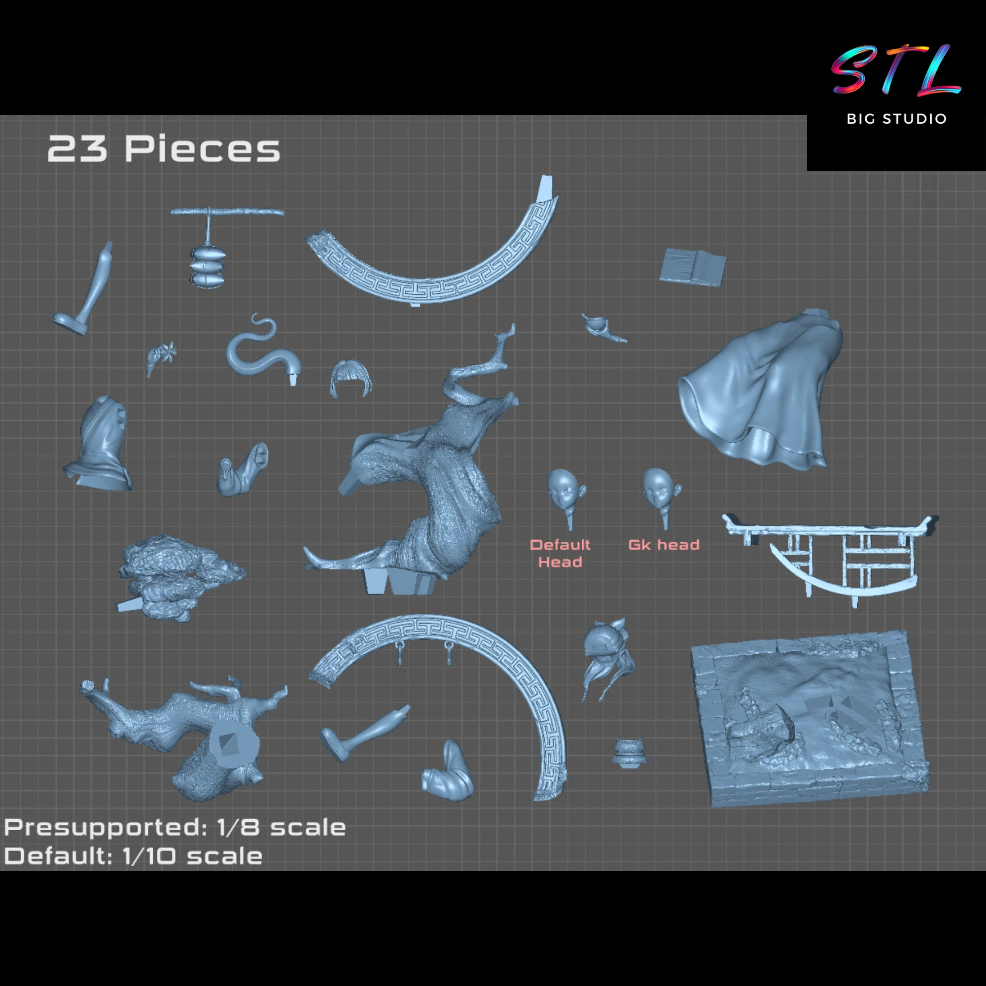Maomao STL The Apothecary Diaries | 3D Printable Figure Model — view 7