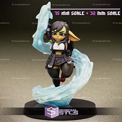 Pin Up Girl Collection Tifa Cosplay Goblin 3D STL Model