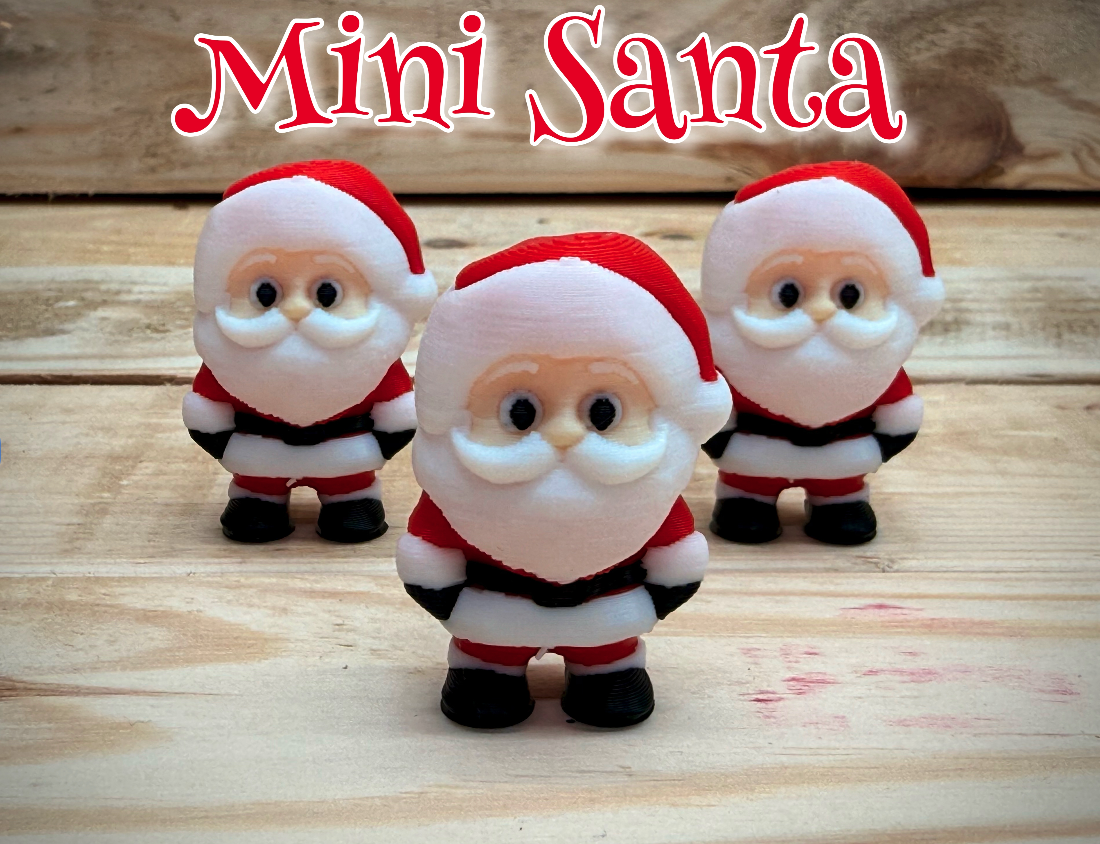 Mini Santa's 3D STL Model
