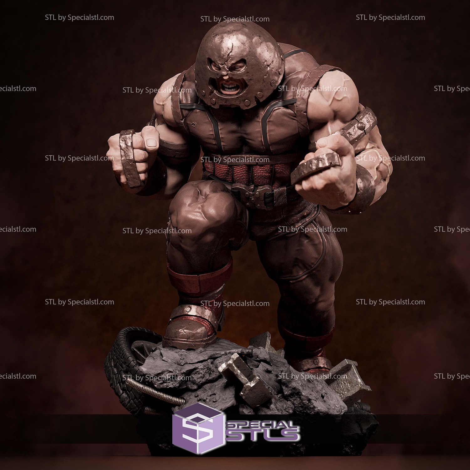 The Unstopable Juggernaut STL Files 3D Model — view 2