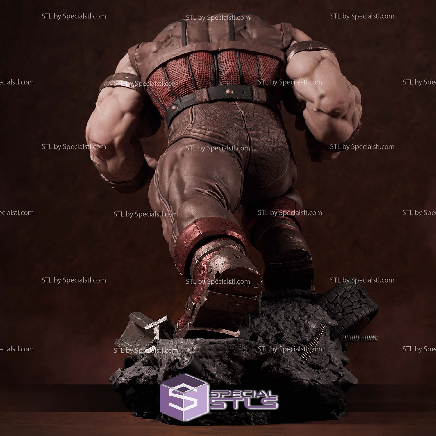 The Unstopable Juggernaut STL Files 3D Model — view 4