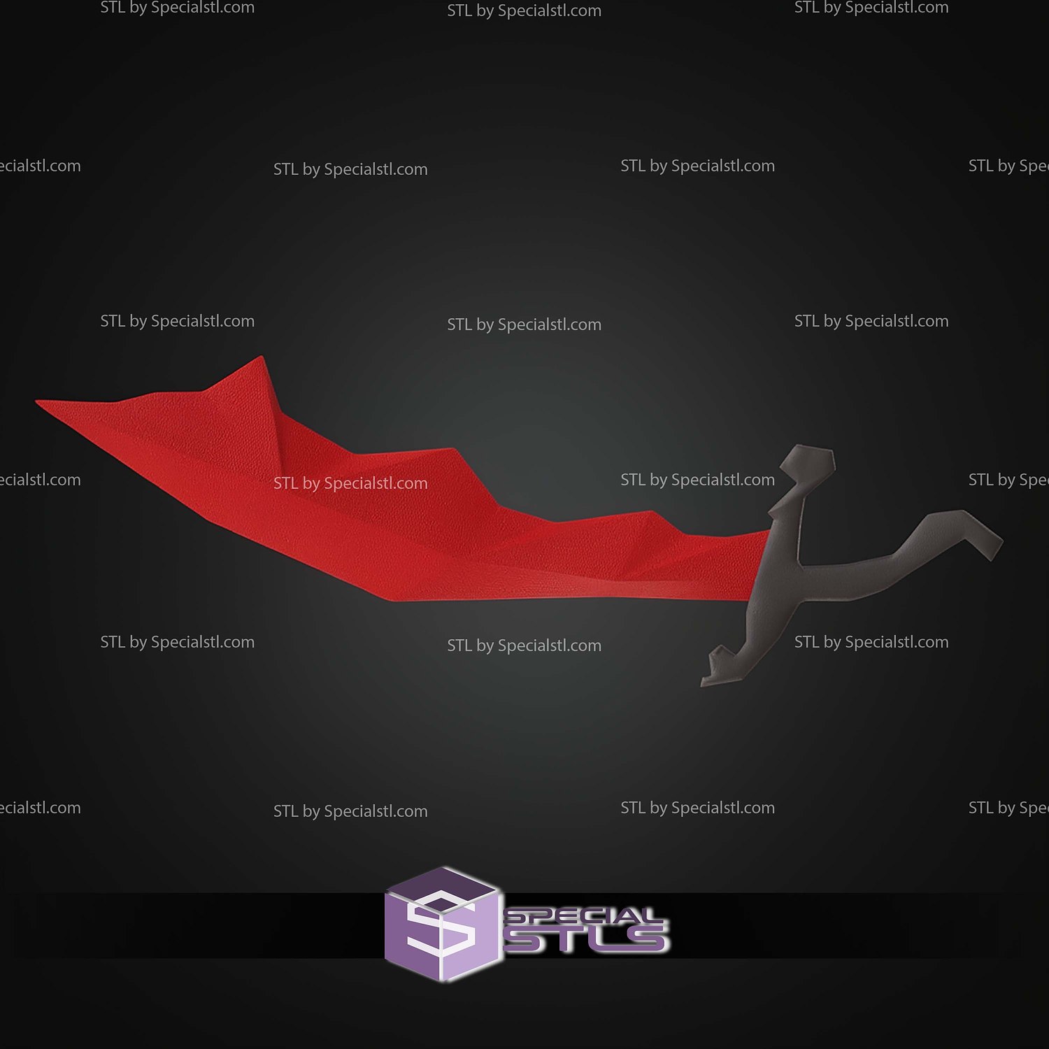 Cosplay STL Files Old School RuneScape Dragon Scimitar 3D Model — view 4