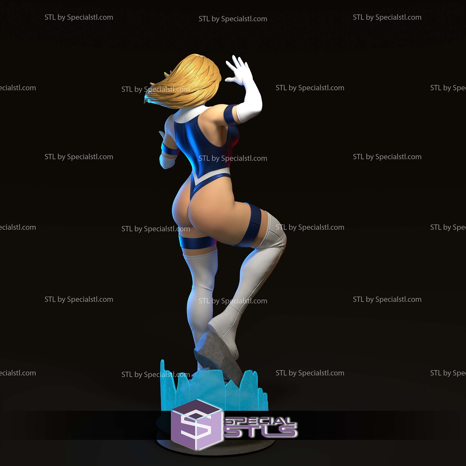 Sue Storm Marvel Rivals 3D Printer Files STL Model — view 3