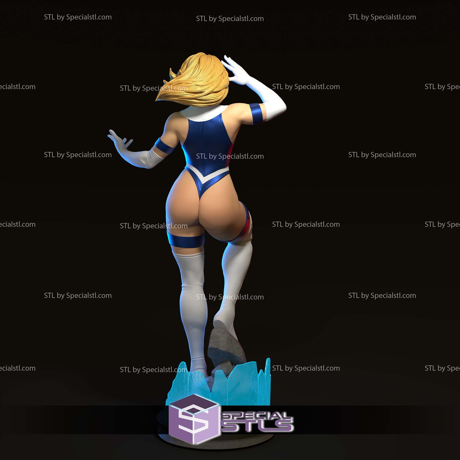 Sue Storm Marvel Rivals 3D Printer Files STL Model — view 4