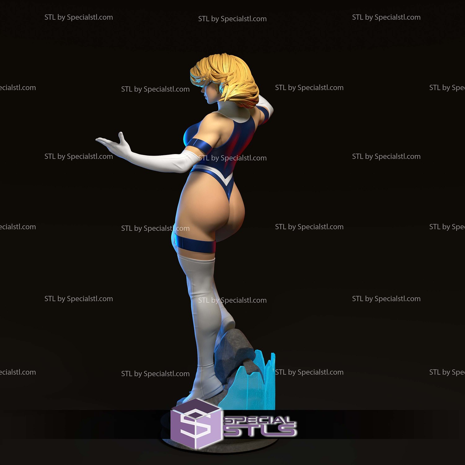 Sue Storm Marvel Rivals 3D Printer Files STL Model — view 5